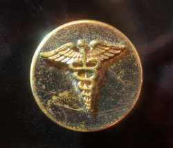 WWII Sweetheart Jewelry - caduceus 