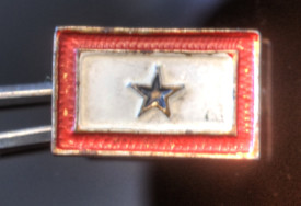 WWII Sweetheart Jewelry - one star pin