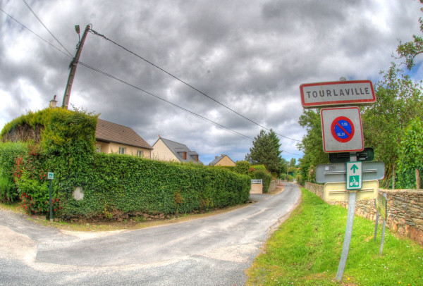 The French town we stayed at for D-Day, 2014